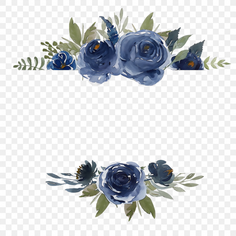 Rose, PNG, 1280x1280px, Watercolor, Cobalt, Cobalt Blue, Cut Flowers, Flower Download Free