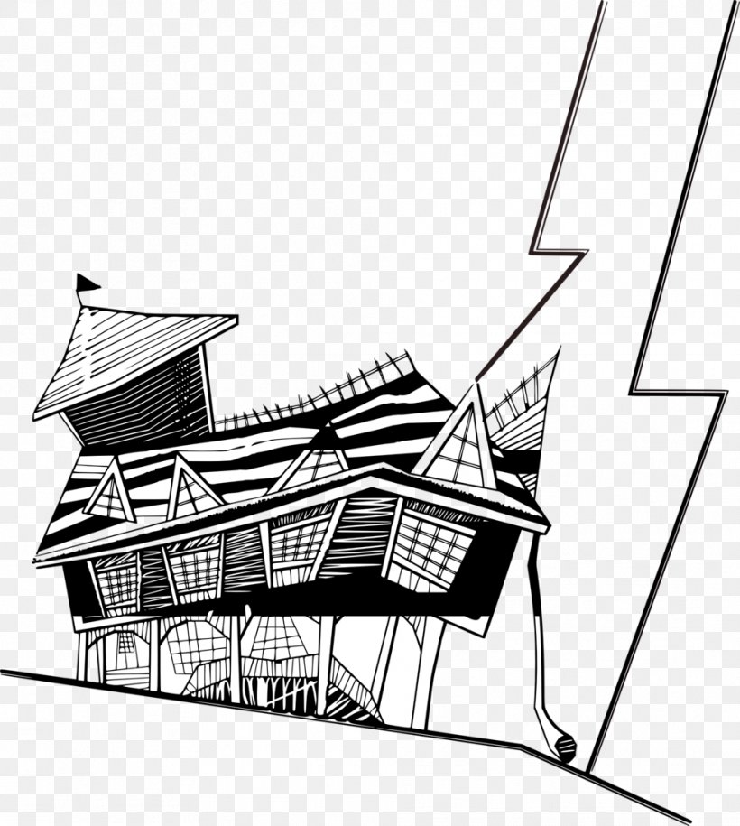 Vector Graphics Clip Art Drawing Comics Image, PNG, 958x1069px, Drawing, Art, Black And White, Building, Cartoon Download Free