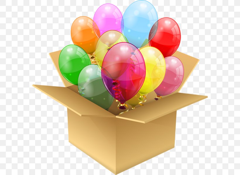 Balloon Cardboard Box Gift, PNG, 600x600px, Balloon, Birthday, Box, Cardboard, Cardboard Box Download Free