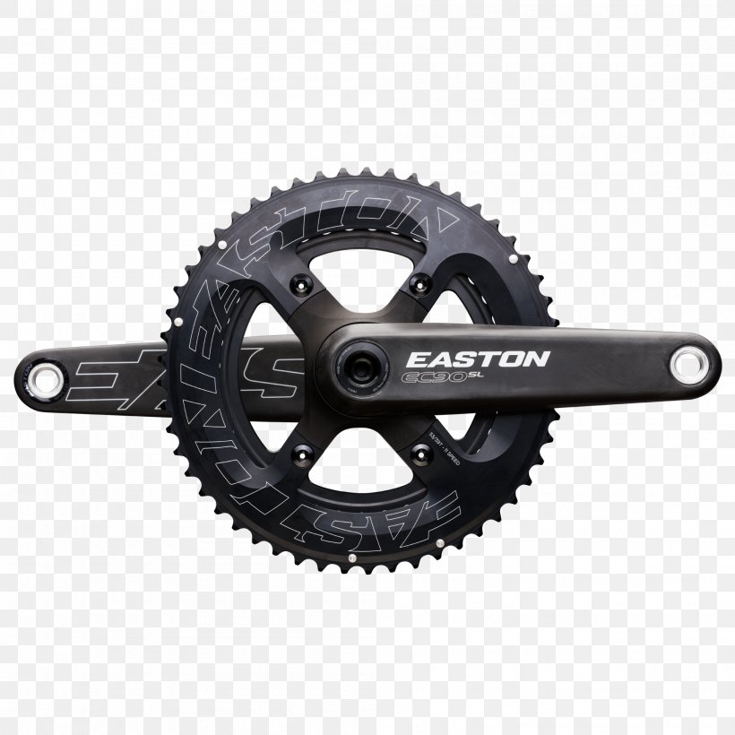 Bicycle Cranks Cycling Easton EA90 SL Tubeless Clincher Campagnolo, PNG, 2000x2000px, Bicycle Cranks, Bicycle, Bicycle Drivetrain Part, Bicycle Part, Bottom Bracket Download Free