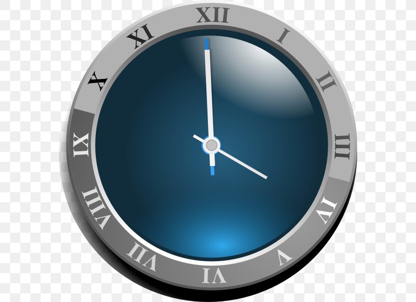 Clip Art Digital Clock Vector Graphics Alarm Clocks, PNG, 588x597px, Clock, Alarm Clocks, Blue, Clock Face, Digital Clock Download Free