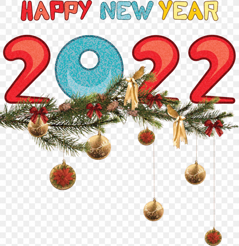 2022 Happy New Year 2022 New Year 2022, PNG, 2903x3000px, Christmas Day, Bauble, Christmas Ornament M, Christmas Tree, Conifers Download Free