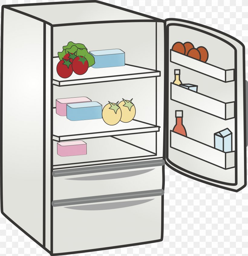 Refrigerator Home Appliance Clip Art, PNG, 2322x2400px, Refrigerator, Byte, Drawer, Filing Cabinet, Freezers Download Free