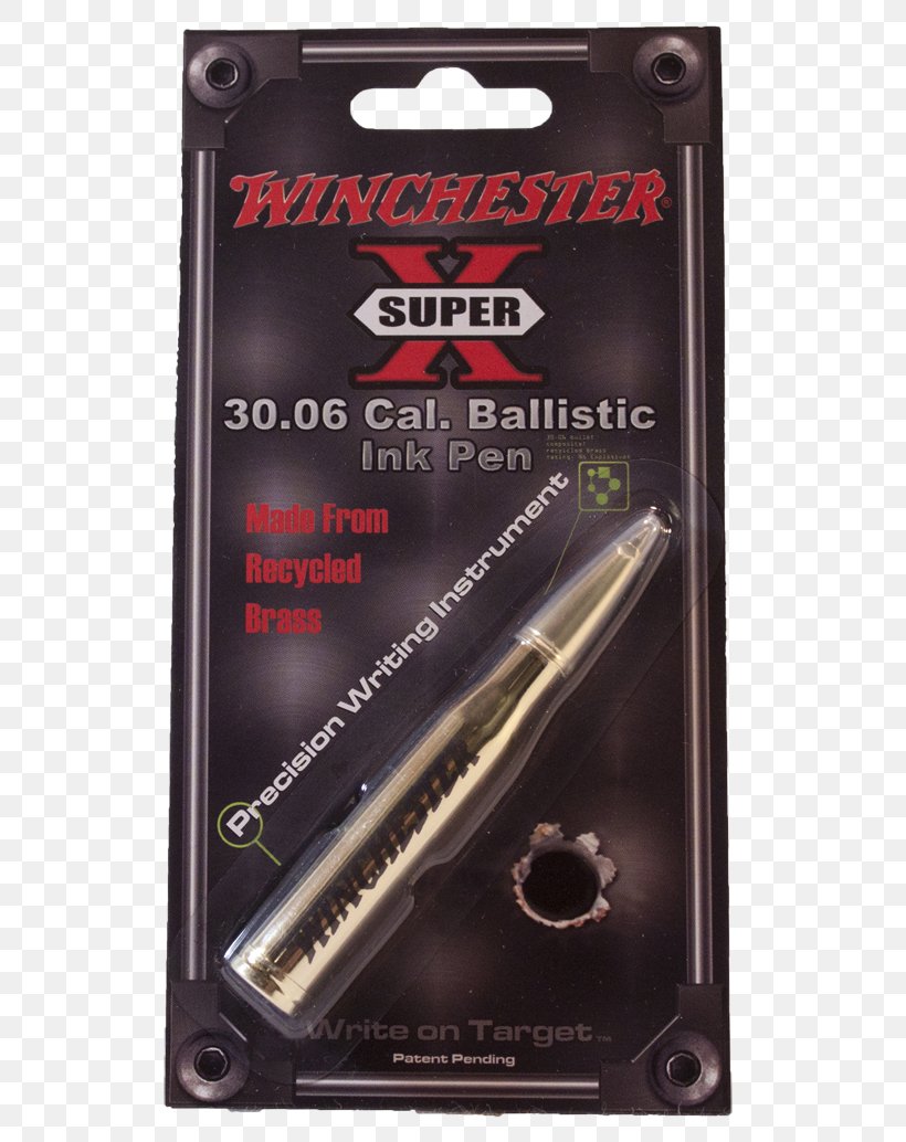 .30-06 Springfield Firearm Ballpoint Pen Pens Winchester Repeating Arms Company, PNG, 600x1034px, 3006 Springfield, Ammunition, Ballistics, Ballpoint Pen, Brass Download Free