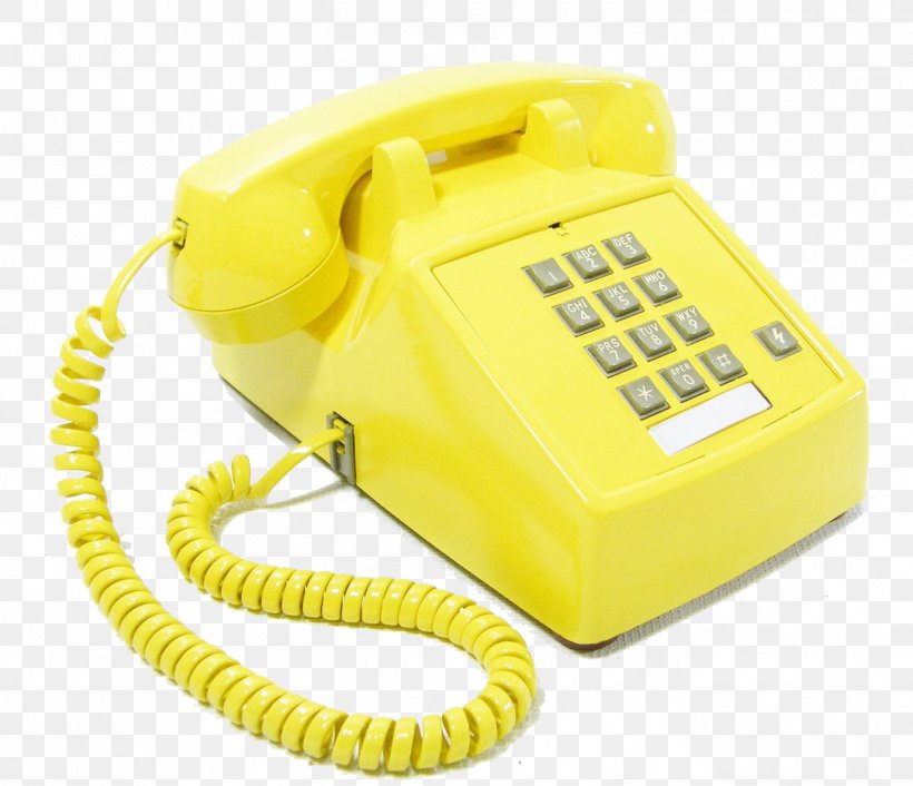Push-button Telephone Rotary Dial Yellow Telephony, PNG, 1376x1186px, Telephone, Bell Canada, Bell System, Corded Phone, Hardware Download Free