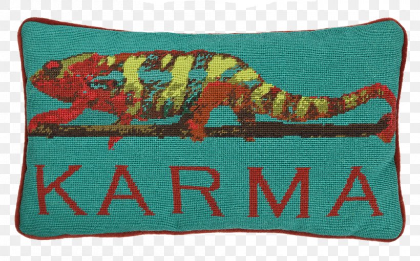 Throw Pillows Cushion Needlepoint Karma Chameleon, PNG, 1000x622px, Pillow, Canvas, Couch, Crossstitch, Cushion Download Free