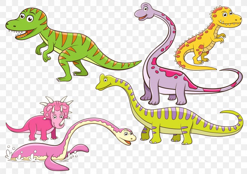 Cartoon Dinosaur Drawing Illustration, PNG, 2480x1754px, Cartoon, Animal Figure, Child, Dinosaur, Drawing Download Free
