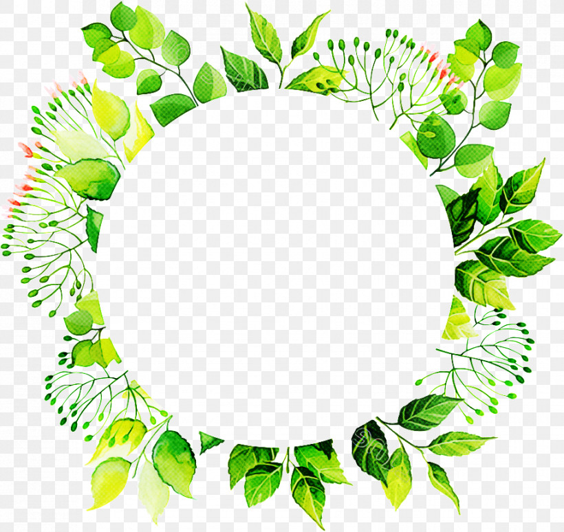 Green Leaf Circle Plant Flower, PNG, 915x864px, Green, Circle, Flower, Leaf, Lei Download Free