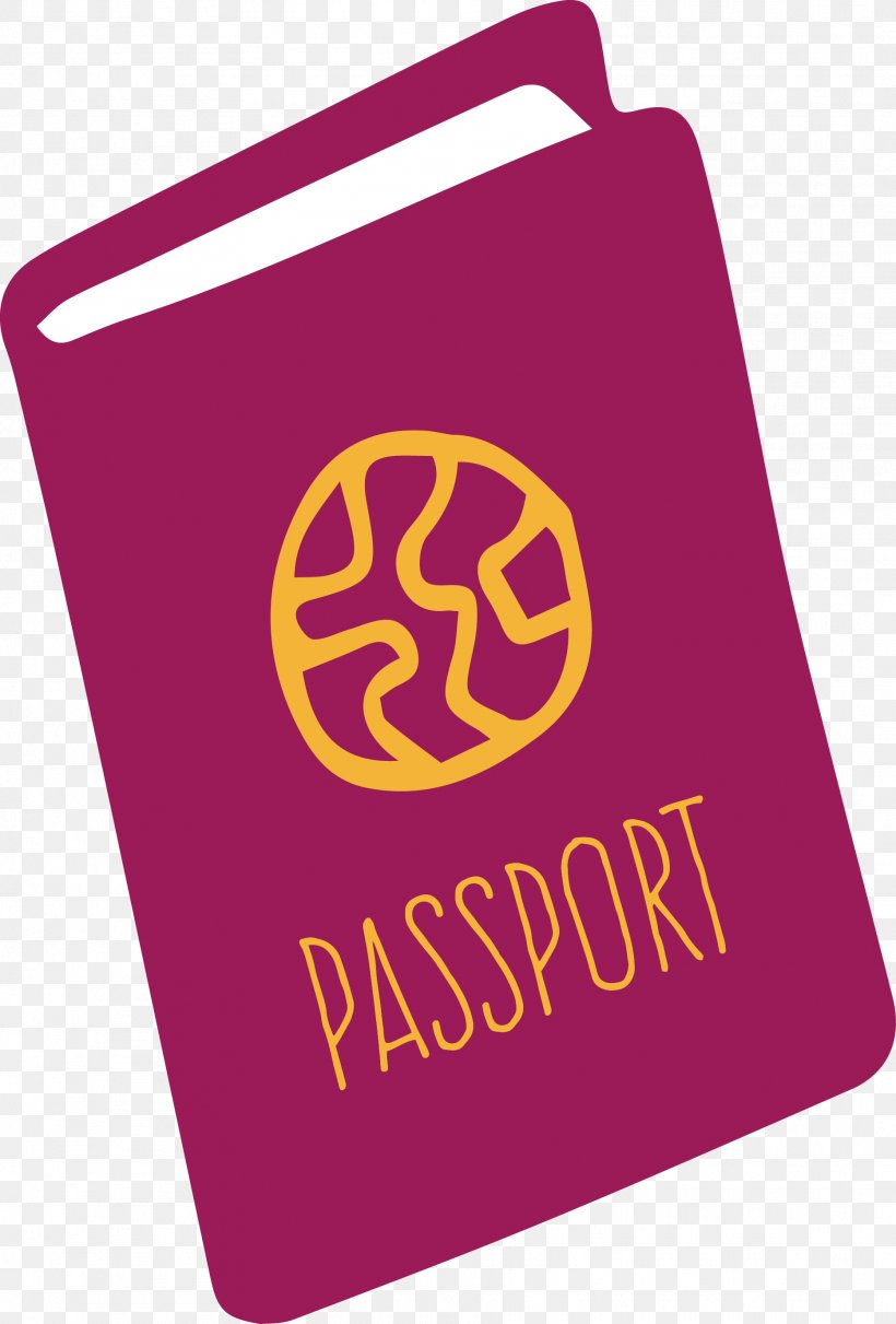 Passport Adobe Illustrator Travel, PNG, 1866x2756px, Passport, Brand, Cartoon, Document, Drawing Download Free