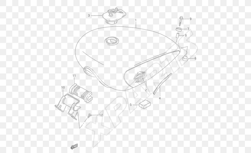 Suzuki Intruder Car Motorcycle Vehicle, PNG, 510x500px, Suzuki, Aircraft Fairing, Area, Artwork, Auto Part Download Free