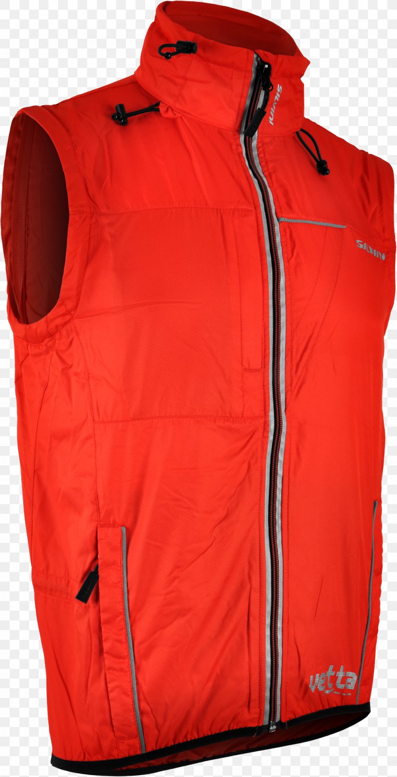 Gilets Jacket Hood Sleeve, PNG, 1023x2000px, Gilets, Hood, Jacket, Orange, Outerwear Download Free