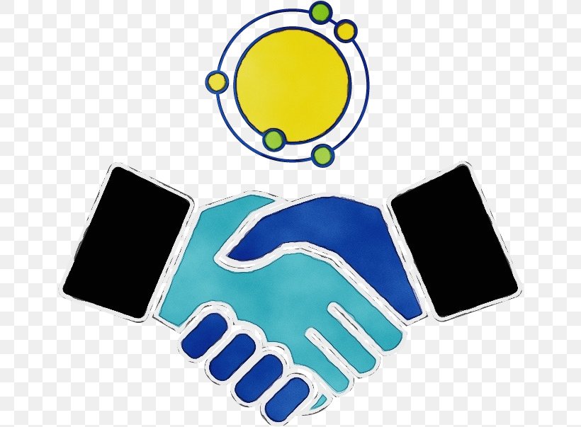 Handshake, PNG, 657x603px, Watercolor, Electric Blue, Finger, Gesture, Hand Download Free