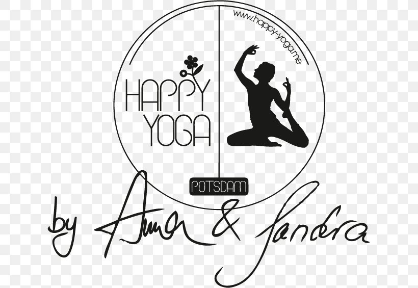 Happy Yoga Logo Vinyāsa Am Palais Lichtenau, PNG, 633x565px, Watercolor, Cartoon, Flower, Frame, Heart Download Free