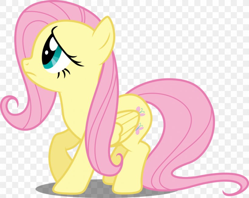 Pony Fluttershy Digital Art, PNG, 1002x798px, Watercolor, Cartoon, Flower, Frame, Heart Download Free