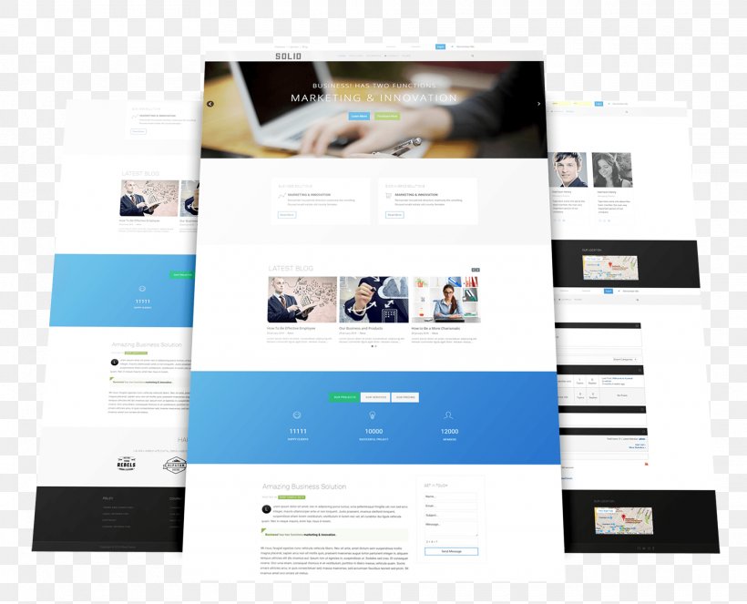 Responsive Web Design Template Joomla Web Page Computer Software, PNG, 1920x1553px, Responsive Web Design, Brand, Communication, Computer Software, Content Management System Download Free