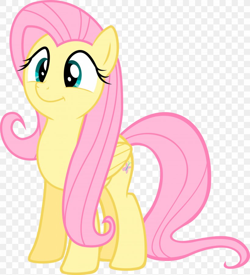 Pony Fluttershy Horse Rarity Clip Art, PNG, 6352x6989px, Watercolor, Cartoon, Flower, Frame, Heart Download Free