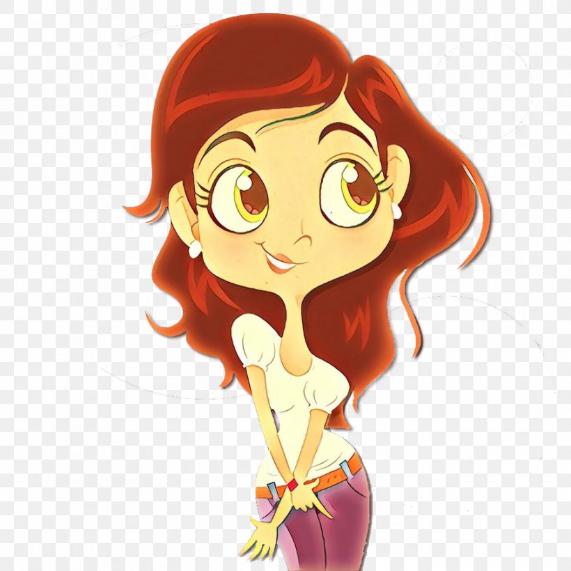 Cartoon Animated Cartoon Animation Red Hair Brown Hair, PNG, 905x905px,  Cartoon, Animated Cartoon, Animation, Brown Hair,