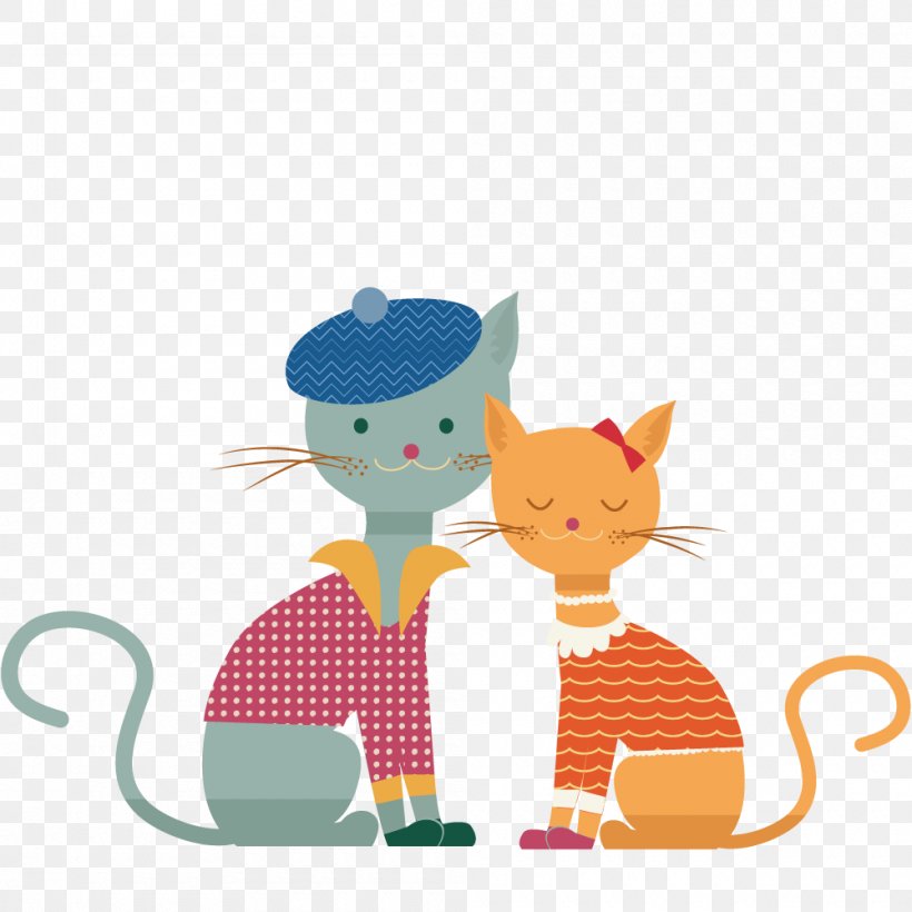 Cat, PNG, 1000x1000px, Cat, Art, Cartoon, Cat Like Mammal, Conjugal Love Download Free