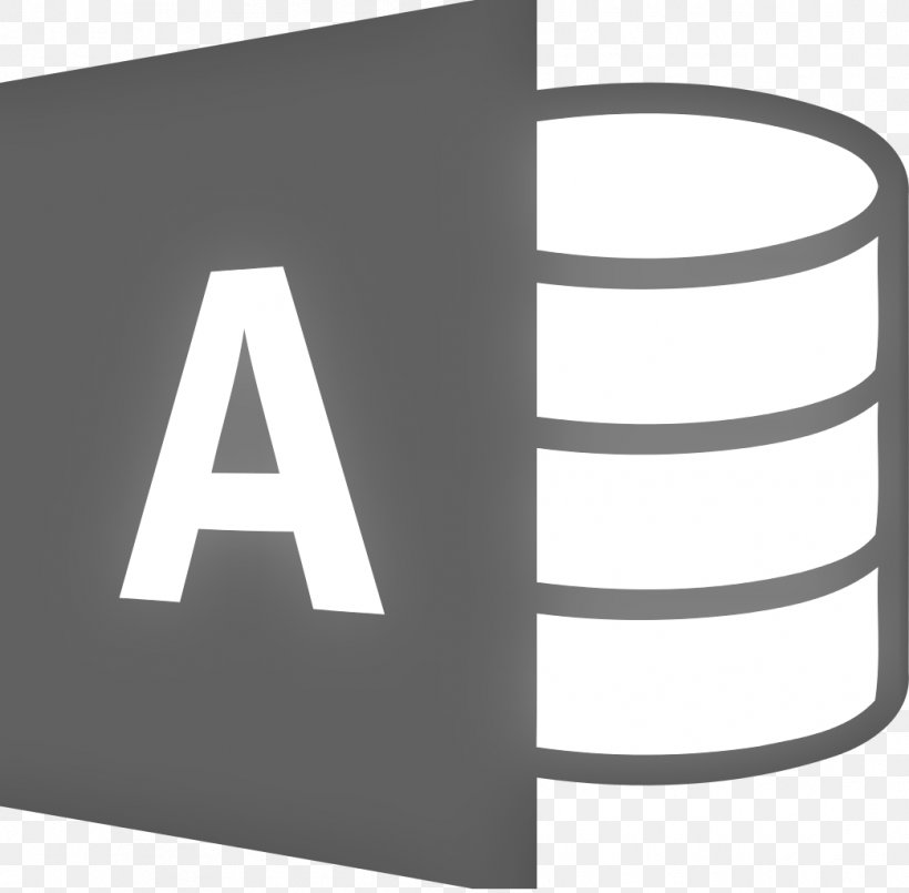 Microsoft Access Microsoft Office 2013 Microsoft Office 365, PNG, 1043x1024px, Microsoft Access, Black And White, Brand, Database, Logo Download Free
