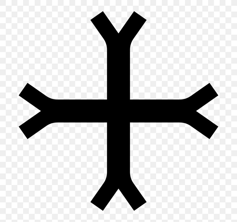 Christian Cross Symbol Crosses In Heraldry Christianity, PNG, 768x768px, Cross, Ankh, Black And White, Christian Cross, Christian Symbolism Download Free