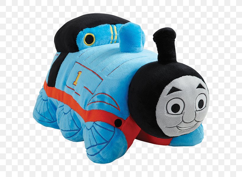 My Pillow Pets Thomas The Tank Engine Mookie Pillow Pets Thomas The Tank Engine, PNG, 600x600px, Thomas, Marine Mammal, Material, Pillow, Pillow Pets Download Free