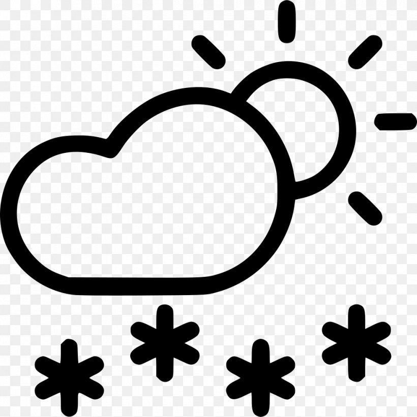 Rain And Snow Mixed Weather Forecasting Blizzard, PNG, 980x982px, Snow, Black, Black And White, Blizzard, Cloud Download Free