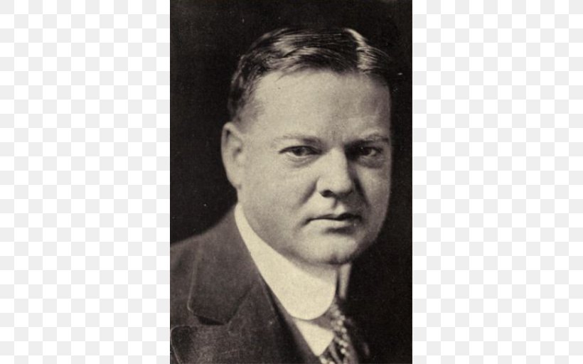 Herbert Hoover President Of The United States The Great Depression, PNG, 512x512px, Herbert Hoover, Black And White, Chin, Elder, Forehead Download Free