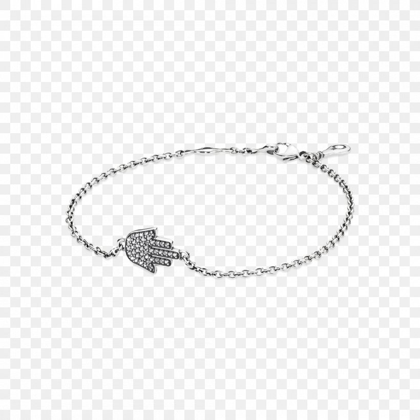 Pandora Cubic Zirconia Charm Bracelet Hamsa, PNG, 1000x1000px, Pandora, Bangle, Body Jewelry, Bracelet, Chain Download Free