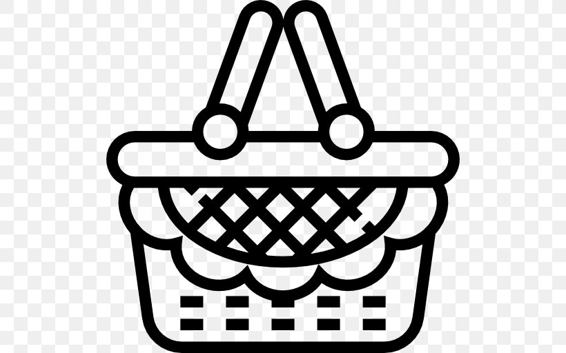 Line White Basket Clip Art, PNG, 512x512px, White, Basket, Black And White, Line Art, Storage Basket Download Free