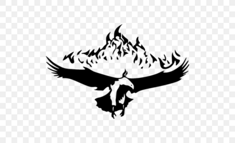 Sticker Decal Tattoo Eagle, PNG, 500x500px, Sticker, Adhesive, Animal, Artwork, Beak Download Free