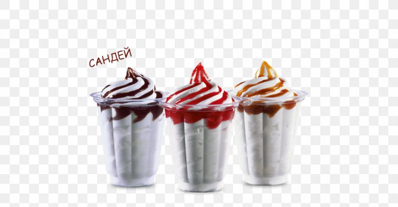 Sundae Ice Cream Hamburger Fast Food KFC, PNG, 950x496px, Sundae, Baskinrobbins, Burger King, Cream, Dessert Download Free