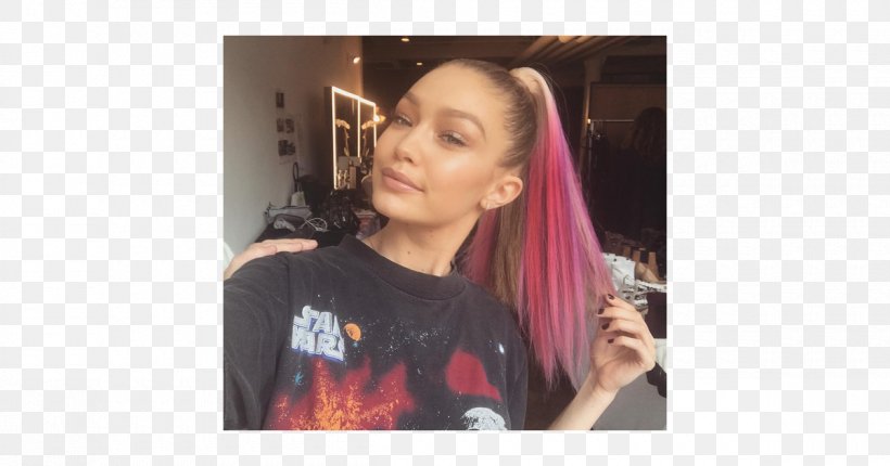 Gigi Hadid Human Hair Color Model Hair Coloring, PNG, 1200x630px, Watercolor, Cartoon, Flower, Frame, Heart Download Free