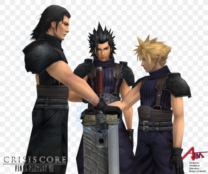 Crisis Core: Final Fantasy VII Final Fantasy VII Remake Zack Fair Cloud Strife, PNG, 976x818px, Crisis Core Final Fantasy Vii, Action Figure, Action Toy Figures, Aerith Gainsborough, Angeal Hewley Download Free