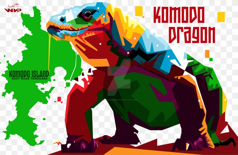 Komodo Dragon Lizard Graphic Design, PNG, 1600x1042px, Komodo Dragon, Art, Digital Art, Dinosaur, Fiction Download Free