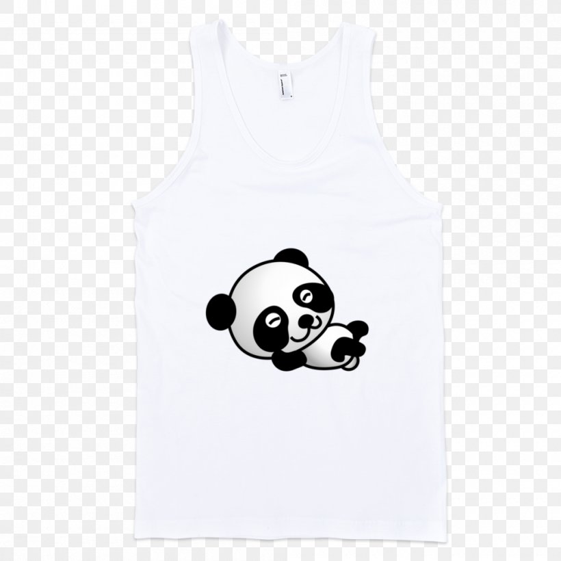 T-shirt Clothing Sleeve Unisex Giant Panda, PNG, 1000x1000px, Tshirt, Animal, Bag, Black, Clothing Download Free
