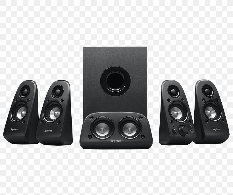 5.1 Surround Sound Loudspeaker Computer Speakers Logitech, PNG, 800x687px, 51 Surround Sound, Audio, Audio Equipment, Audio Power, Audio Signal Download Free