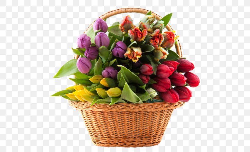 Flower Delivery Basket Floristry Rose, PNG, 500x500px, Flower, Artificial Flower, Basket, Cut Flowers, Floral Design Download Free