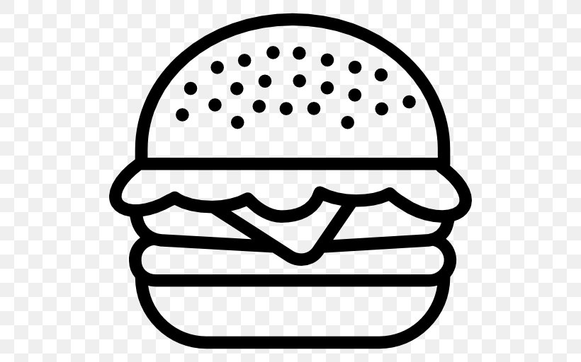 Hamburger Button Fast Food Junk Food, PNG, 512x512px, Hamburger, Black And White, Chicken Meat, Cook Out, Fast Food Download Free