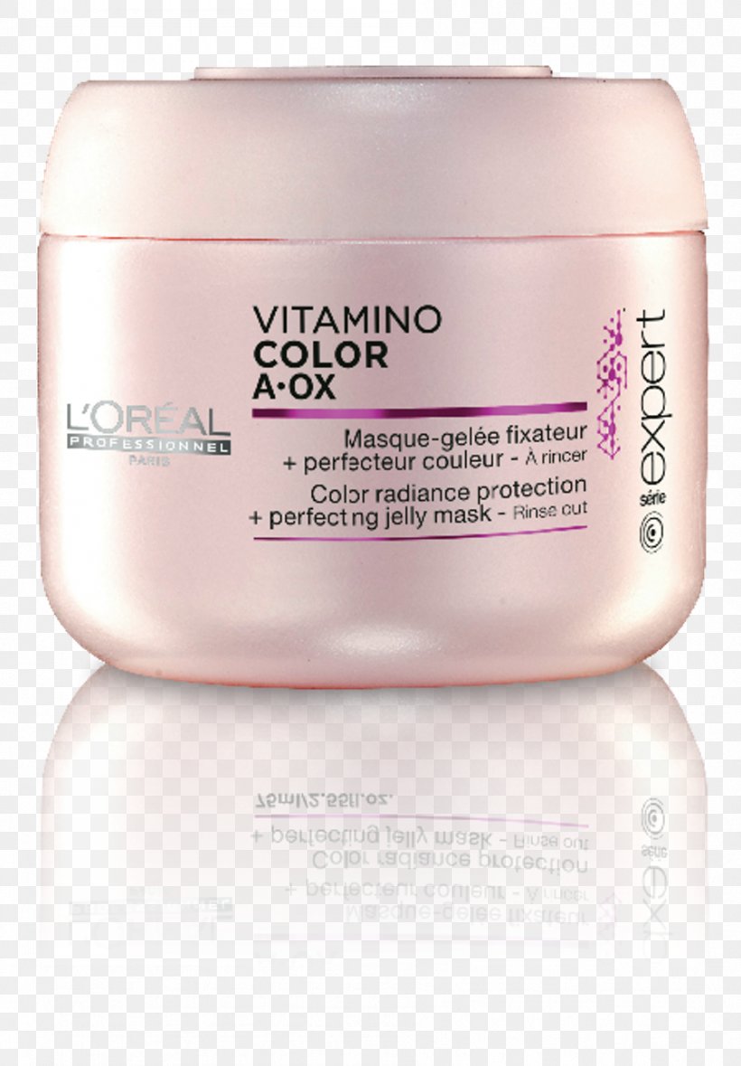 L'Oréal Professionnel Série Expert VITAMINO COLOR A-OX Shampoo L'Oréal Professionnel Série Expert VITAMINO COLOR A-OX Color Radiance Protection + Perfecting Jelly Masque Hair Care, PNG, 898x1292px, Hair Care, Concealer, Cream, Hair, Hair Conditioner Download Free