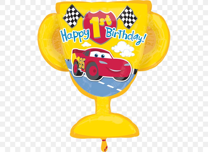 Cars Balloon Birthday Lightning McQueen, PNG, 600x600px, Car, Balloon, Birthday, Birthday Cake, Cars Download Free