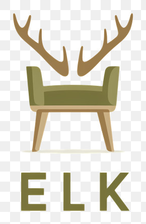 Elk Logo - ELK Antler Chair Logo PNG