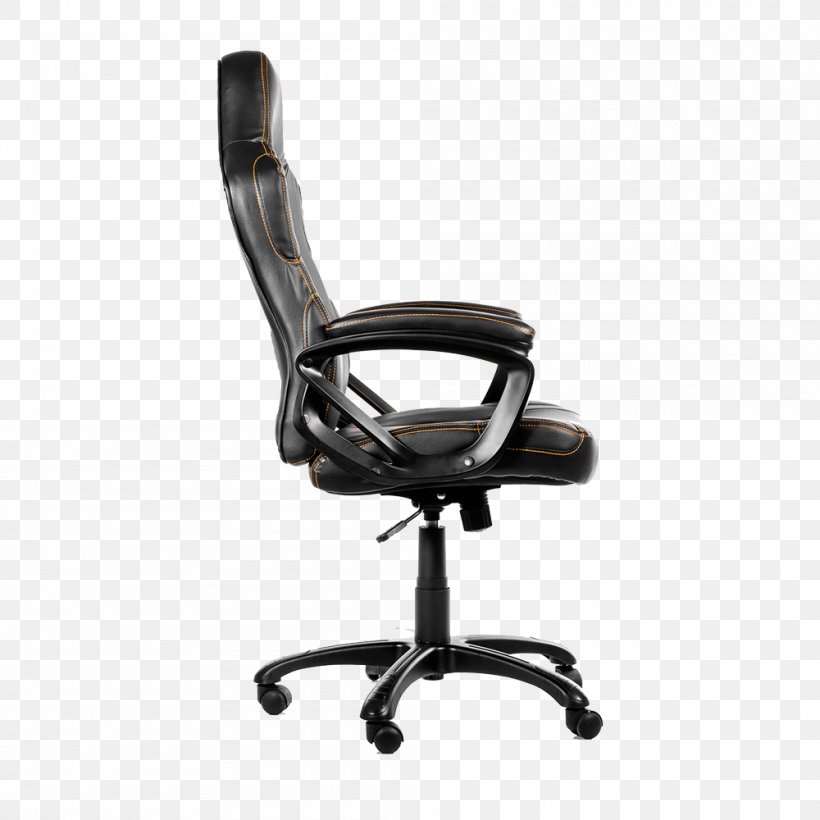 Office & Desk Chairs Swivel Chair Gaming Chair Video Game, PNG, 1000x1000px, Office Desk Chairs, Black, Bonded Leather, Chair, Chaise Longue Download Free