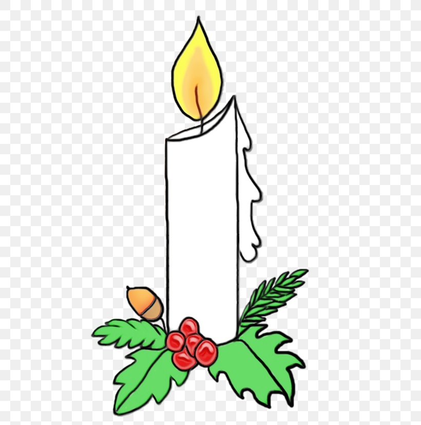 Christmas Gift Drawing, PNG, 504x827px, Watercolor, Advent, Advent Candle, Candle, Christmas Download Free