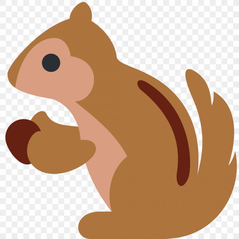 Emojipedia Tree Squirrel WhatsApp Text Messaging, PNG, 1000x1000px, Emoji, Bear, Carnivoran, Cartoon, Cat Like Mammal Download Free
