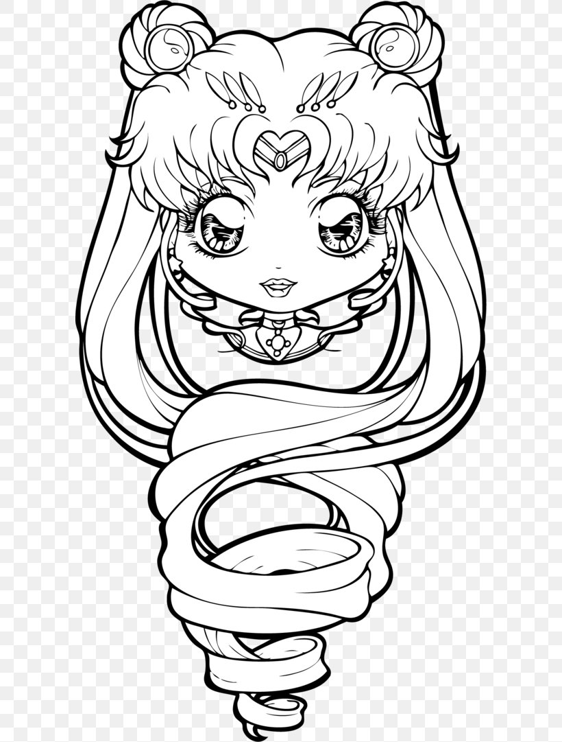 Line Art Chibiusa Drawing Sailor Moon, PNG, 600x1081px, Watercolor, Cartoon, Flower, Frame, Heart Download Free