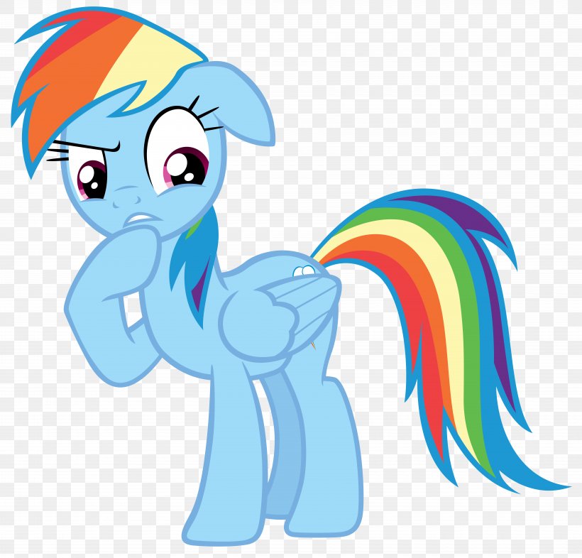 Rainbow Dash Rarity Applejack Pinkie Pie Pony, PNG, 7300x7000px, Watercolor, Cartoon, Flower, Frame, Heart Download Free