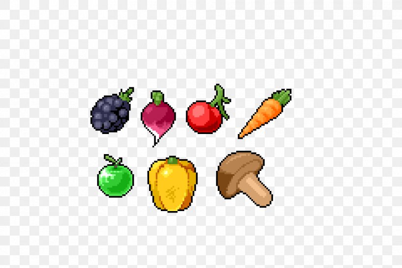 Vegetable Pixel Art Fruit, PNG, 960x640px, Vegetable, Art, Digital Art, Drawing, Food Download Free