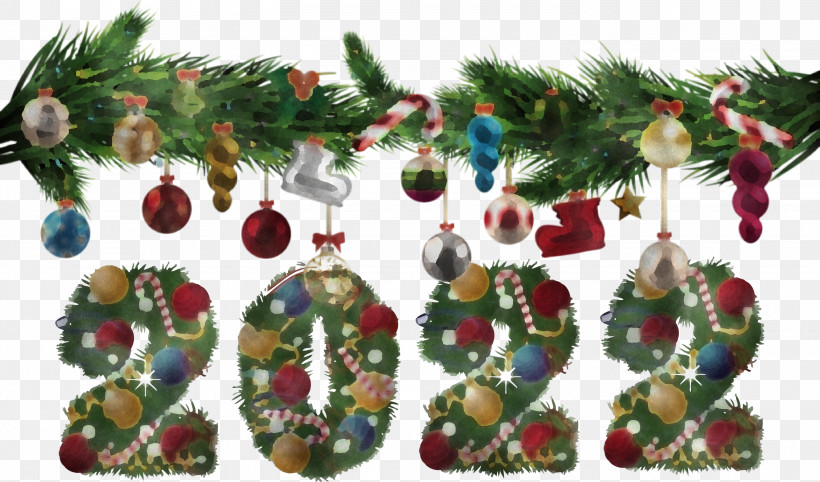 2022 Happy New Year 2022 New Year 2022, PNG, 3000x1765px, Bauble, Animation, Christmas Day, Christmas Ornament M, Christmas Tree Download Free