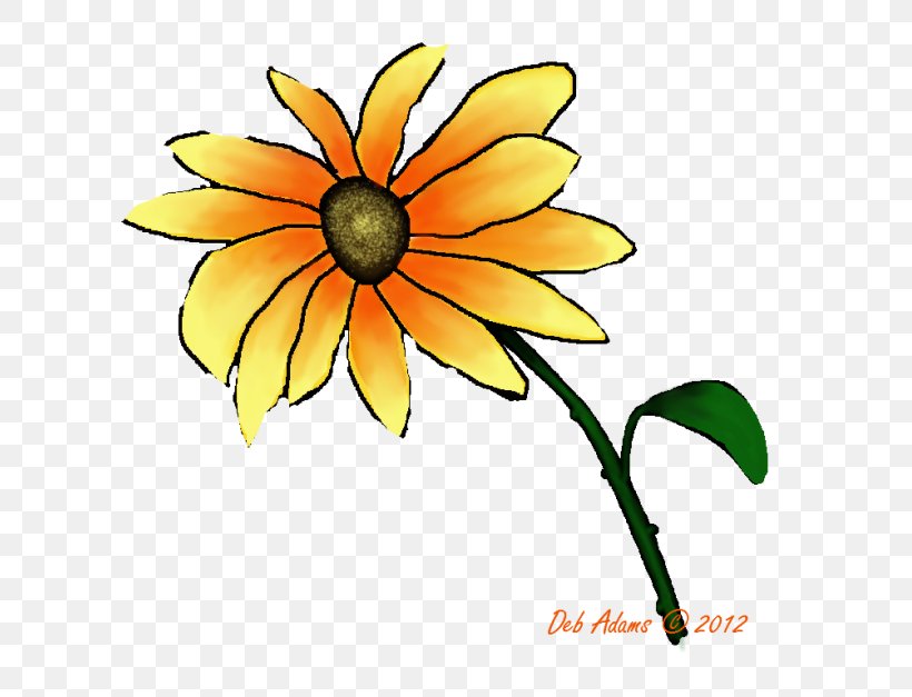 Common Sunflower Daisy Family Cut Flowers Plant, PNG, 627x627px, Flower, Artwork, Common Daisy, Common Sunflower, Cut Flowers Download Free