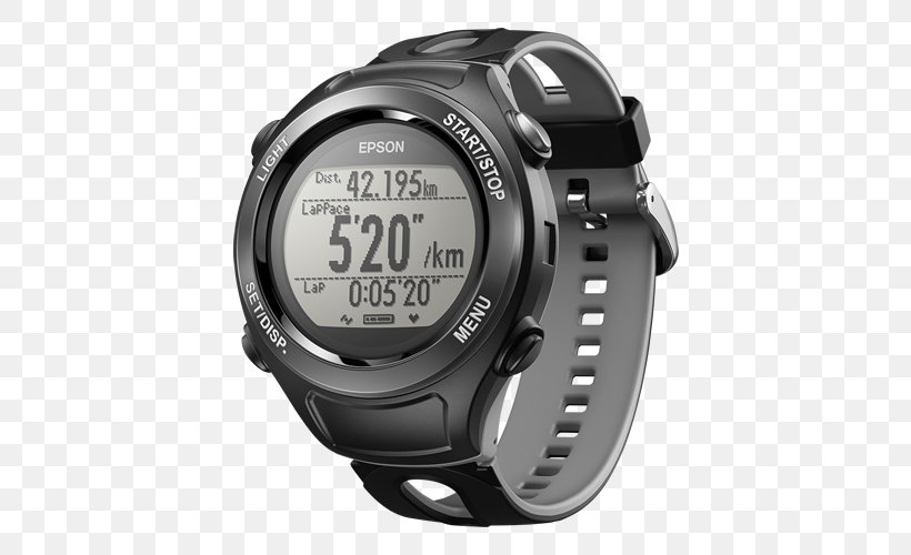 Epson Direct GPS Navigation Systems Smartwatch, PNG, 500x500px, Epson, Brand, Dive Computer, Epson Direct, Fossil Group Download Free